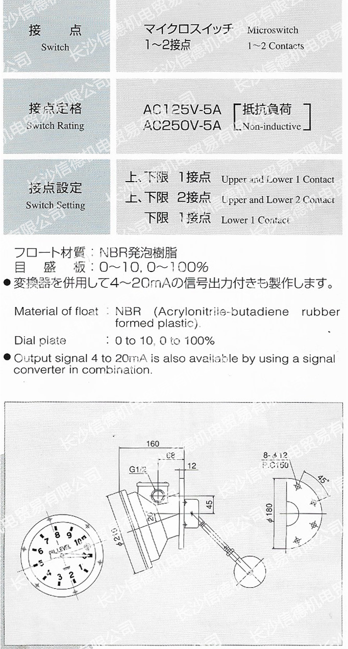 长沙信德机电贸易有限公司,电站阀门LDA-1兵田计器,泄露检测仪,电力冷却器漏油报警,传感器